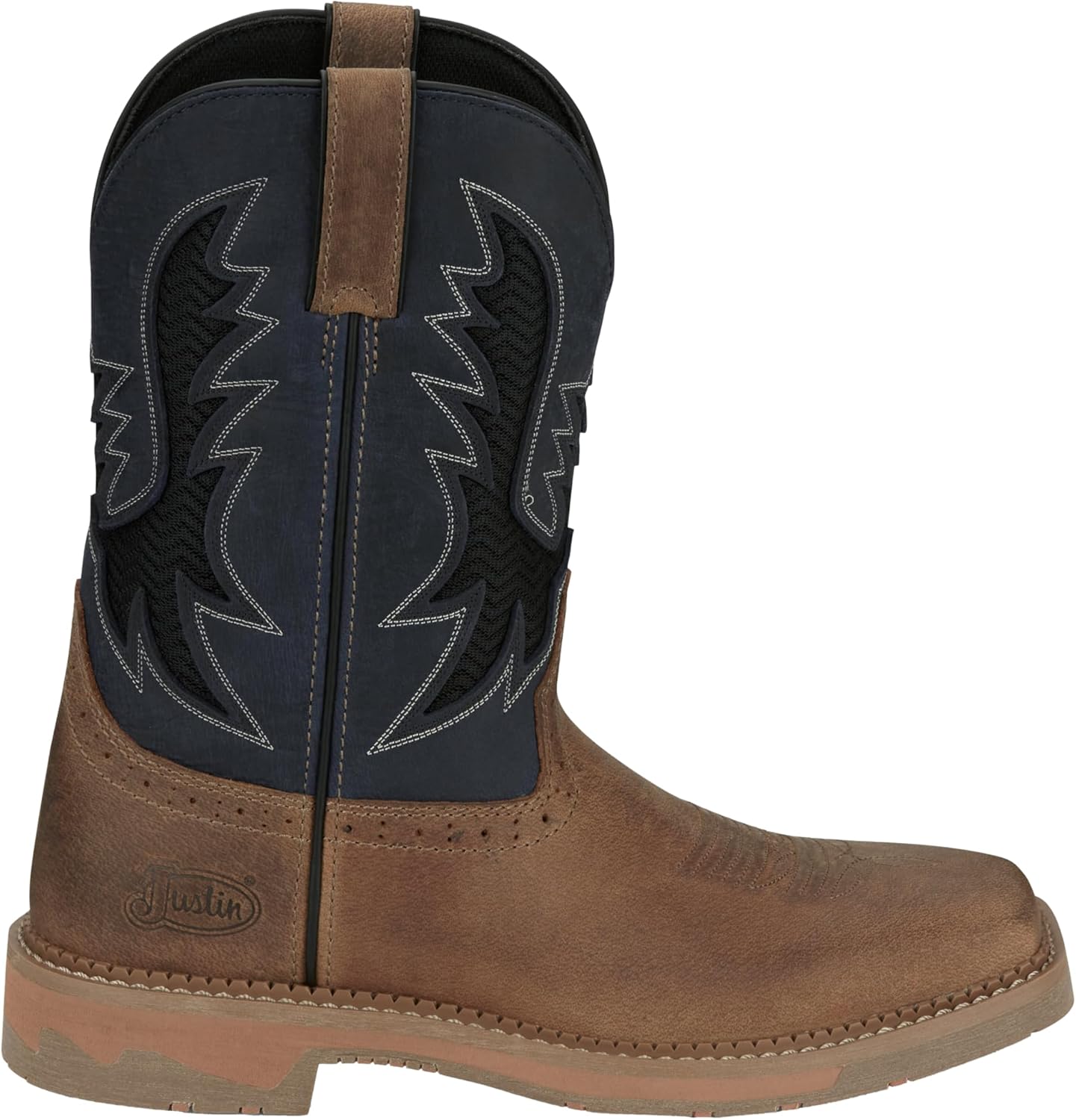 Justin Men's Bolt 11" Stampede Soft Toe Work Boot - Image 5