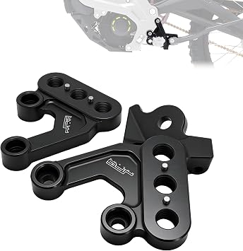 JFG RACING Electric Dirt Bike Foot Peg Brackets for Surron Light Bee X
