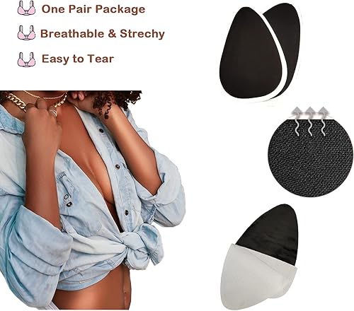 Miniatura 5 de 2 pares de cintas invisibles de levantamiento de senos adhesivo adhesivo push up sujetador para copa A-E grande pecho