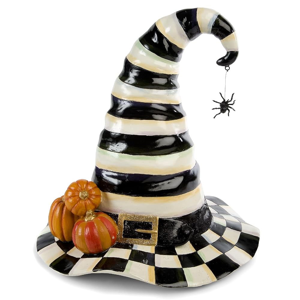 Amazon.com: MACKENZIE-CHILDS Courtly Stripe Witch's Hat