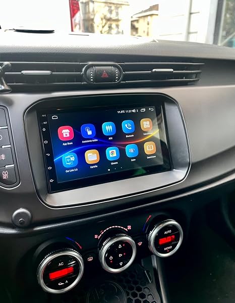 Autoradio Custom Fit per Alfa Romeo Giulietta 2015–2020 con CarPlay e Android Auto | Schermo Touch AVVIO VELOCE | Navigatore| Bluetooth | USB | Retrofit Plug & Play | Compatibile comandi al volante - 1