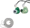 Linsoul TANGZU Wan’er S.G HiFi 10mm Dynamic Driver PET Diaphragm in-Ear Earphone with Ergonomic Shape, Tripowin Zonie IEM Cable, 2m Long Earbud Cable, 16 Core Silver Plated Earphone Cable