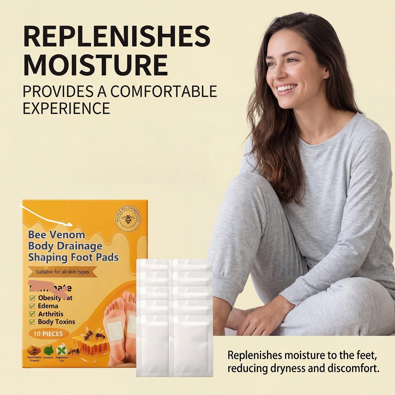 Natural Organic Foot Detoxifiers, Natural Herbal Foot Care Patches