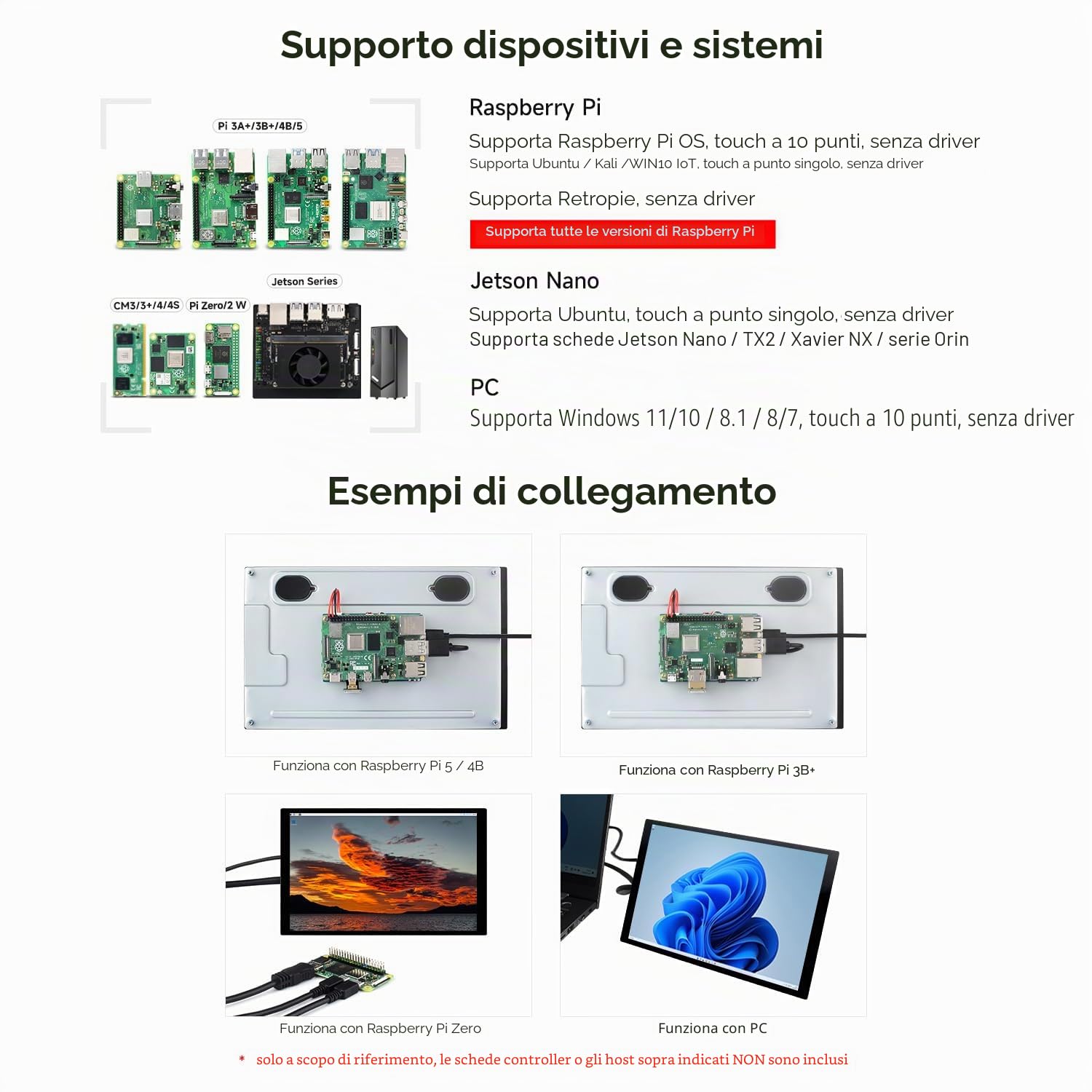 Waveshare 10.1inch High Resolution Capacitive Touch Display Compatible with Raspberry Pi 5/4B/3B/Zero/Zero W/Zero 2W/Pico/Pico, Supports Windows and Jetson Nano, 1920×1200 10-Point Touch IPS Display