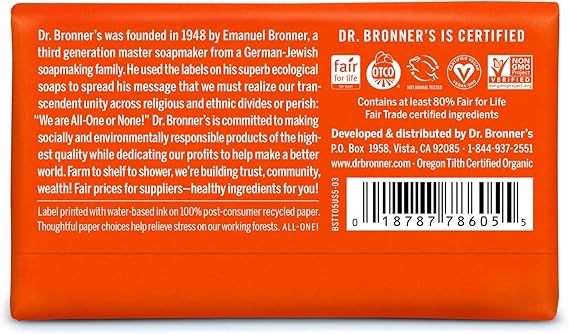 Amazon マジックソープ バー ティートゥリー 140g ドクターブロナー Dr Bronner S 洗顔せっけん 通販