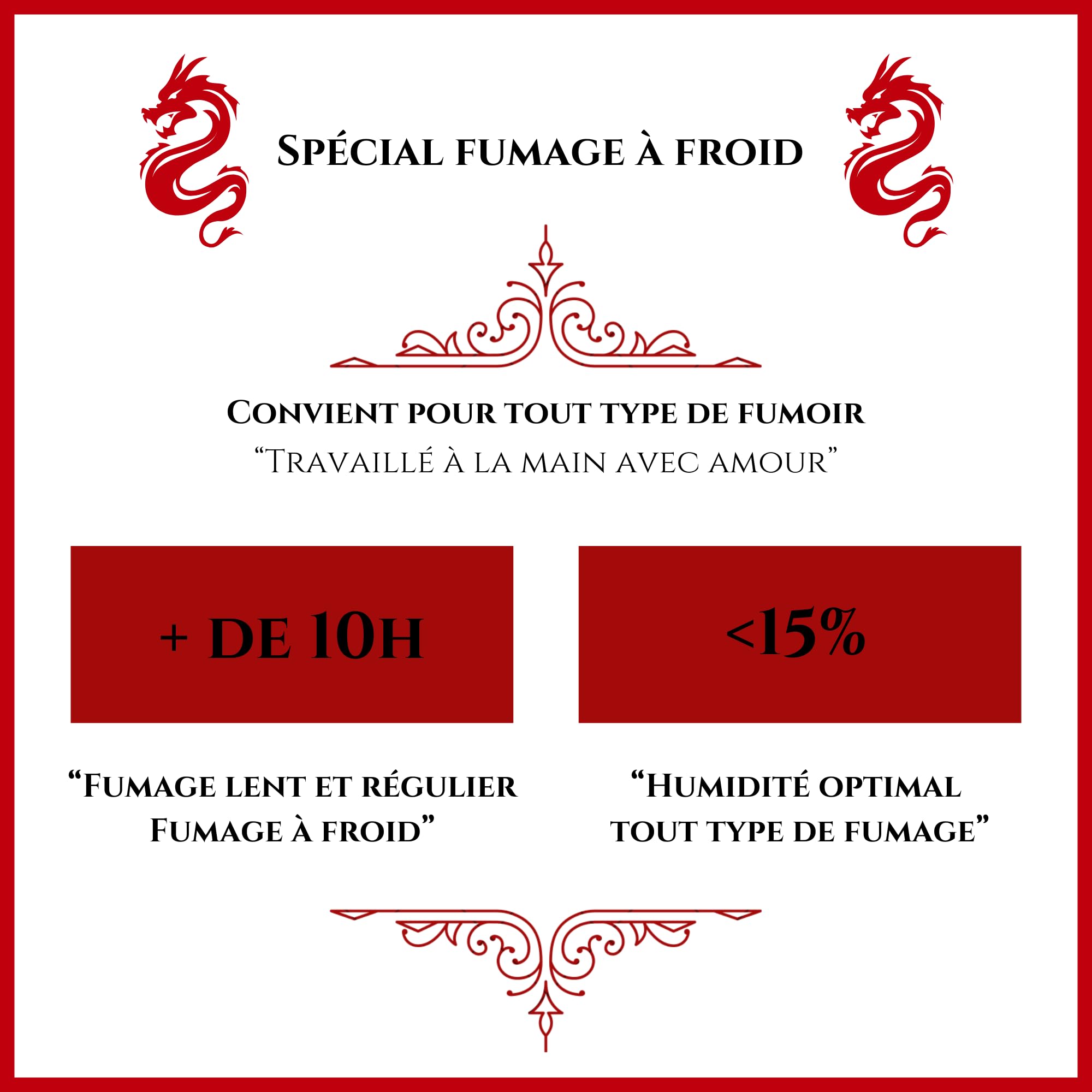 Sciure de hêtre pour Fumage à Froid | Combustion régulière - Qui ne s’éteint Pas | Production Artisanal | Utilisé par Les PROFESIONNELLE (Saumonier et Charcuterie) | 100% Français