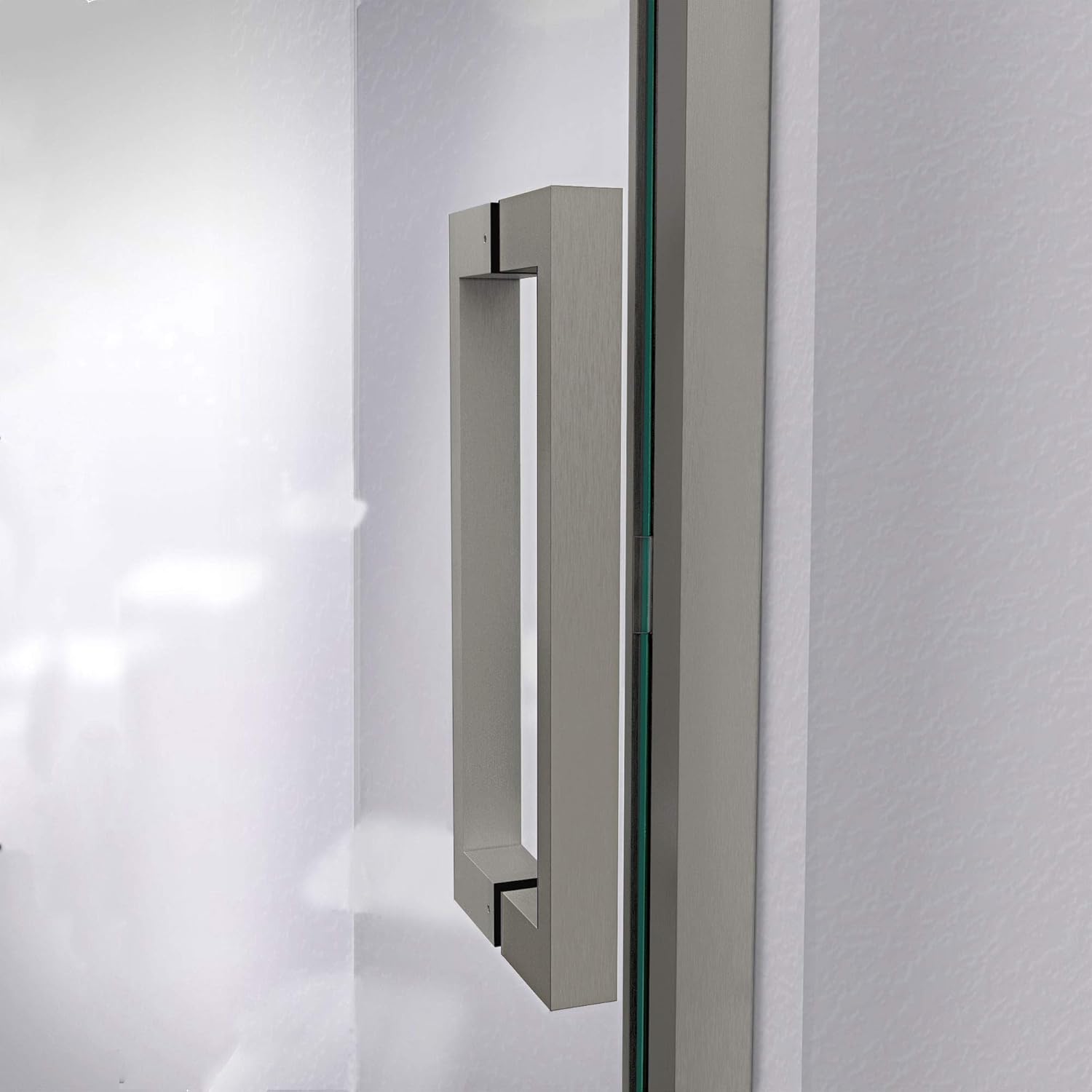 DreamLine Mirage-Z 44-48 in. W x 72 in. H Frameless Sliding Shower Door in Brushed Nickel, SHDR-1948724-04