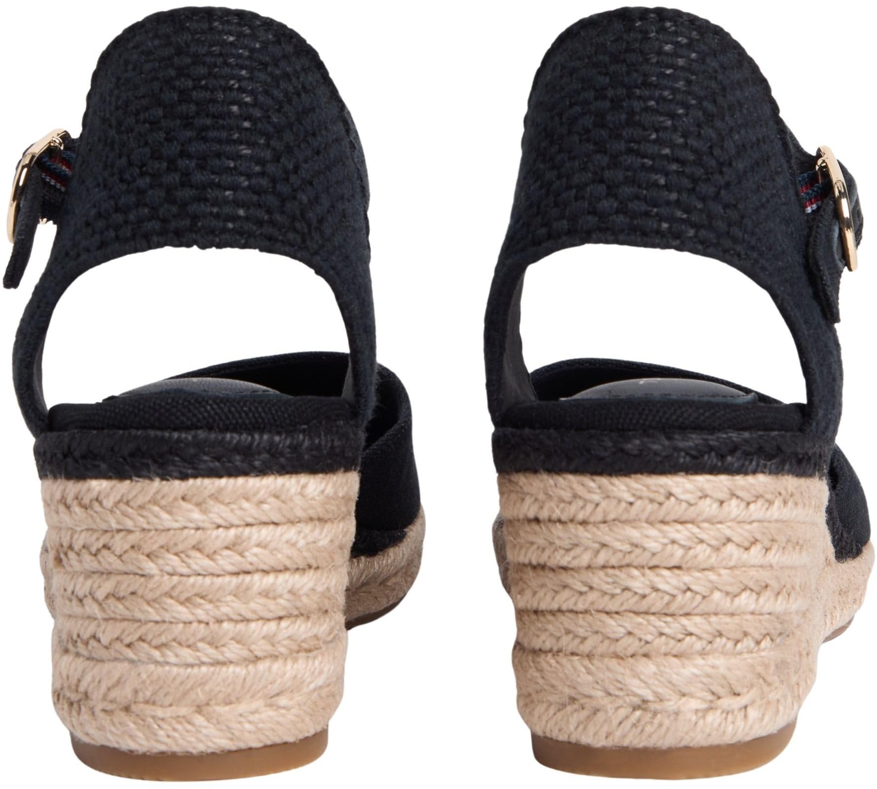 Tommy Hilfiger Mid Wedge Espad Closed Toe Fw0fw09233 Alpargatas de cuñaMujer