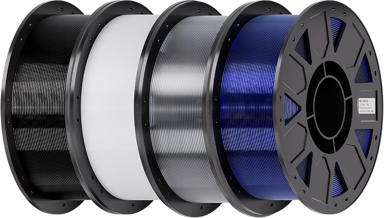 Creality Ender-PETG - Filamento per stampante 3D da 1,75 mm, ad alta precisione, ad alta tenacità, inodore, resistente all'umidità