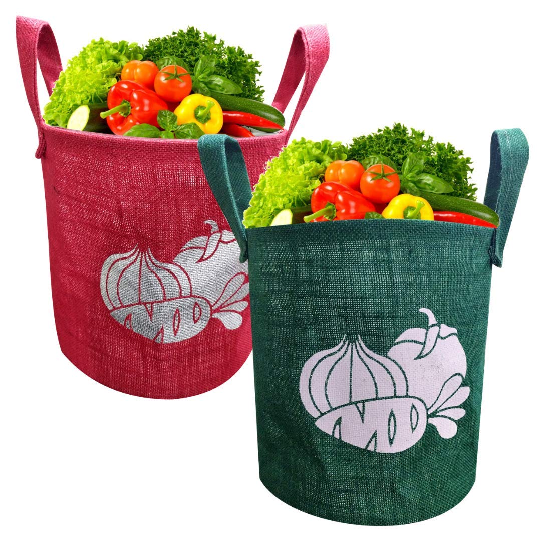 Green Vegetable Baskets - Keep Produce Fresh -1