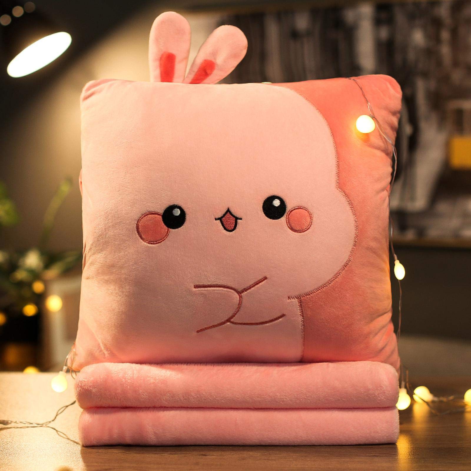 OIFAODAO Blanket pillow, 2 In 1 Cushion Throw Pillows,travel pillow blanket, in,Pillow Quilt Dual-Purpose