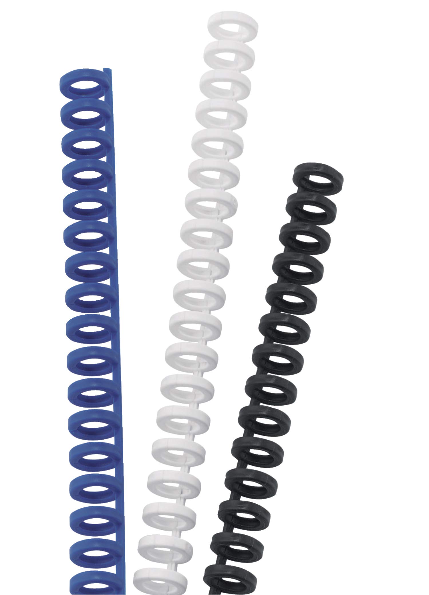 GBC IbiClick Binding Spine 34R 8.0mm with 45 Sheet Capacity, A4 White (Box of 50) 2