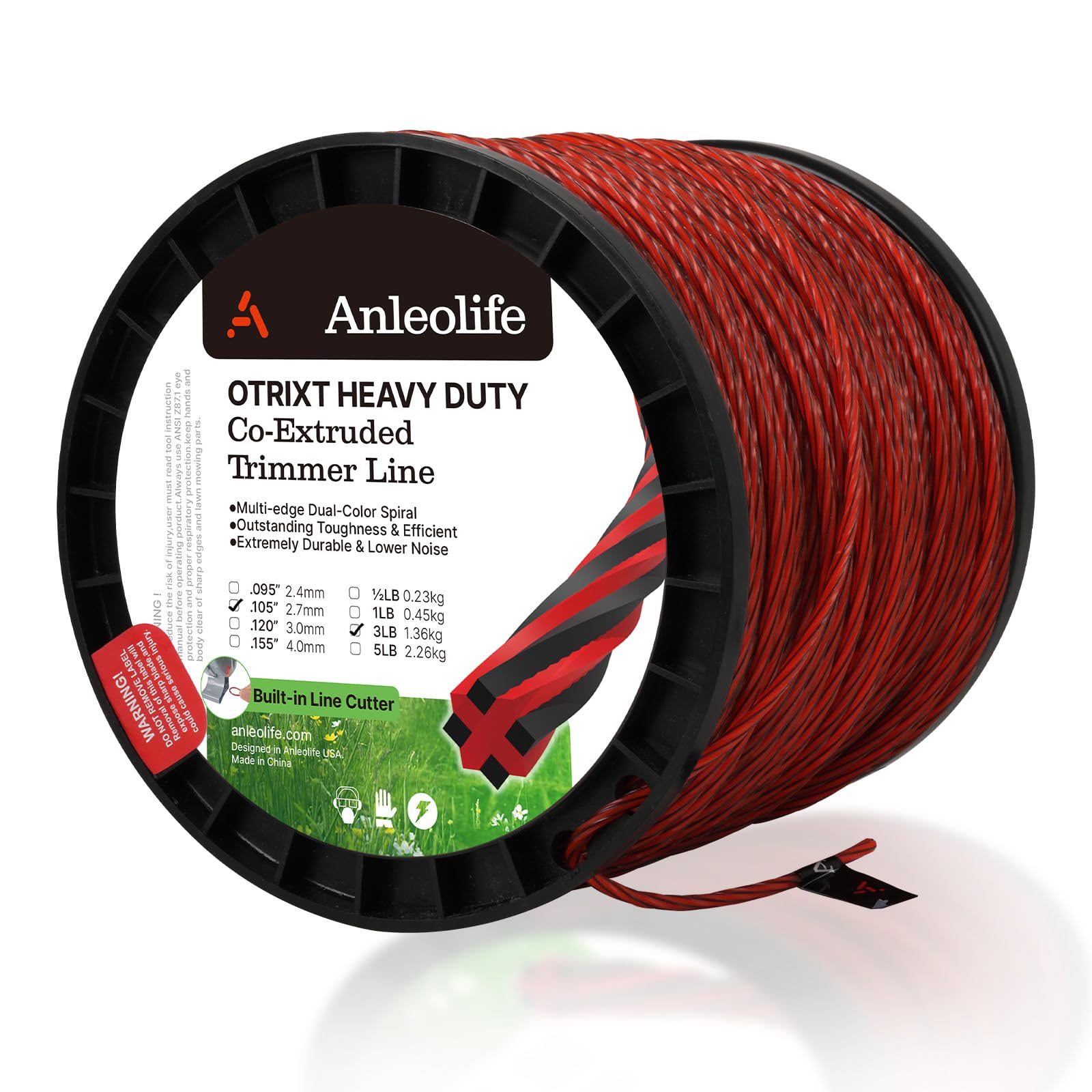 Anleolife.105 Octa-Twist Trimmer Line