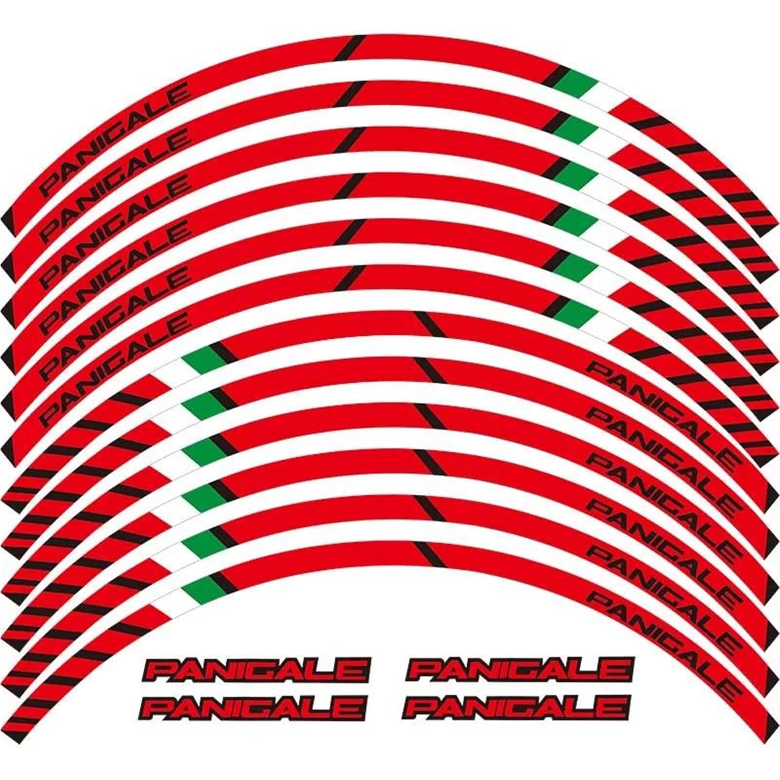 Motorcycle Wheel Decals Reflective Stickers Rim Stripes for Ducati 1299 Panigale S 959
