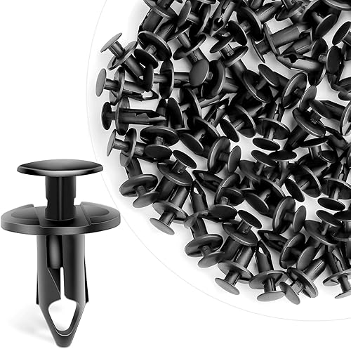 Miniatura 1 de 40 tornillos de 031pulgadas de nylon Gooacc para sujetar parachoques guardabarros y para instalar otros accesorios del auto