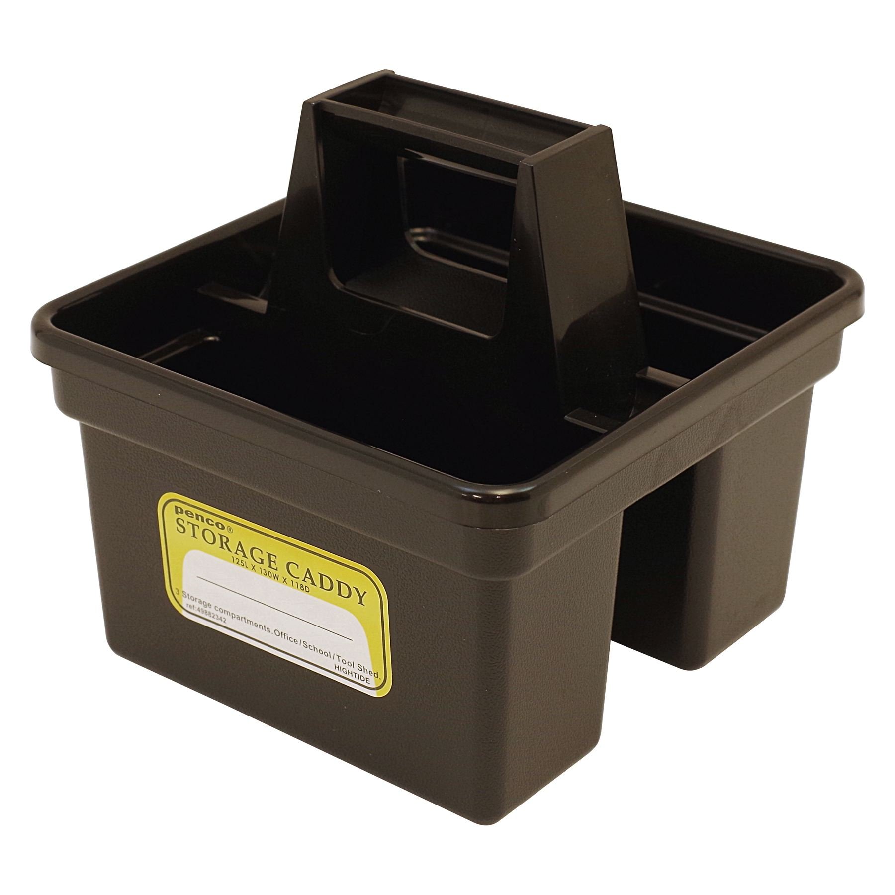 Panier de rangement noir PENCO EB035 en acier pour organisation de bureau