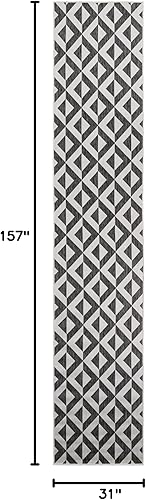 Vista 176 de Unique Loom Unique Loom Outdoor Collection - Alfombra de área - Napa (3 pies 3 pies, redonda, amarillo y aguamarina/amarillo)