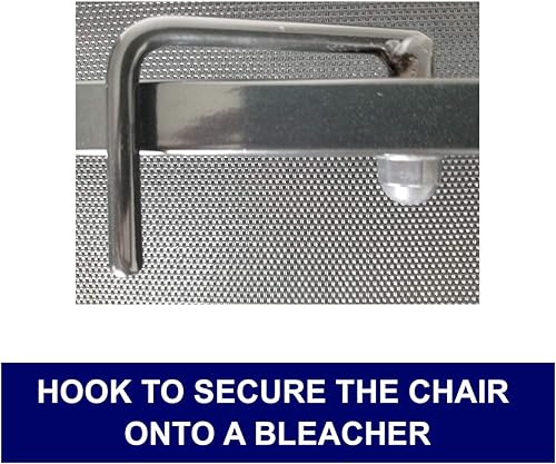 Miniatura 7 de Big Daddy Asientos de estadio súper resistentes, portátiles y fáciles de llevar, dos sillas con dos cojines de asiento, cuatro soportes para bebidas