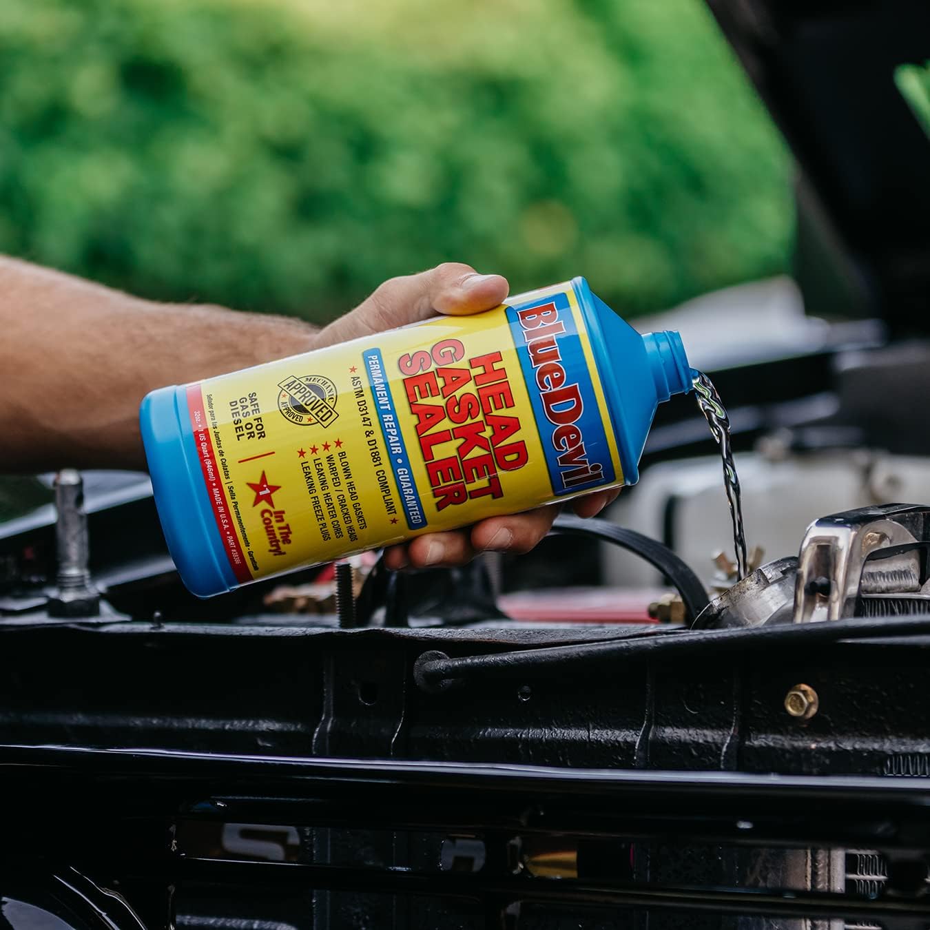 BlueDevil Products 38386 Head Gasket Sealer - 1 Quart