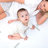 Vista 7 de Protector de colchón Queen de PURE BAMBOO, impermeable - Viscosa derivada del bambú, protector de colchón transpirable y silencioso contra