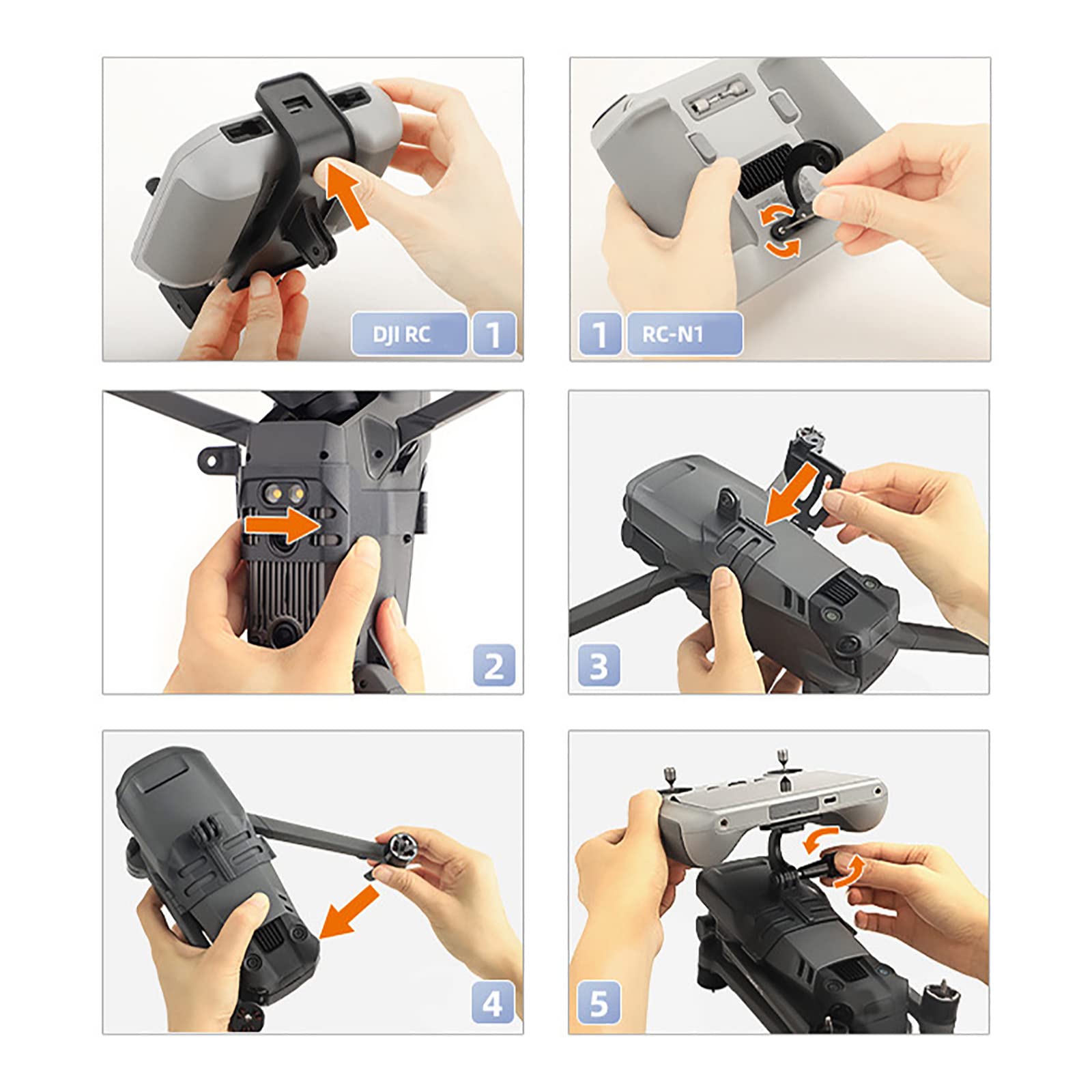 Handheld-Halterung Für DJI Mini 3 Pro – Start & Landung In Der Hand, 15x6x1 Cm