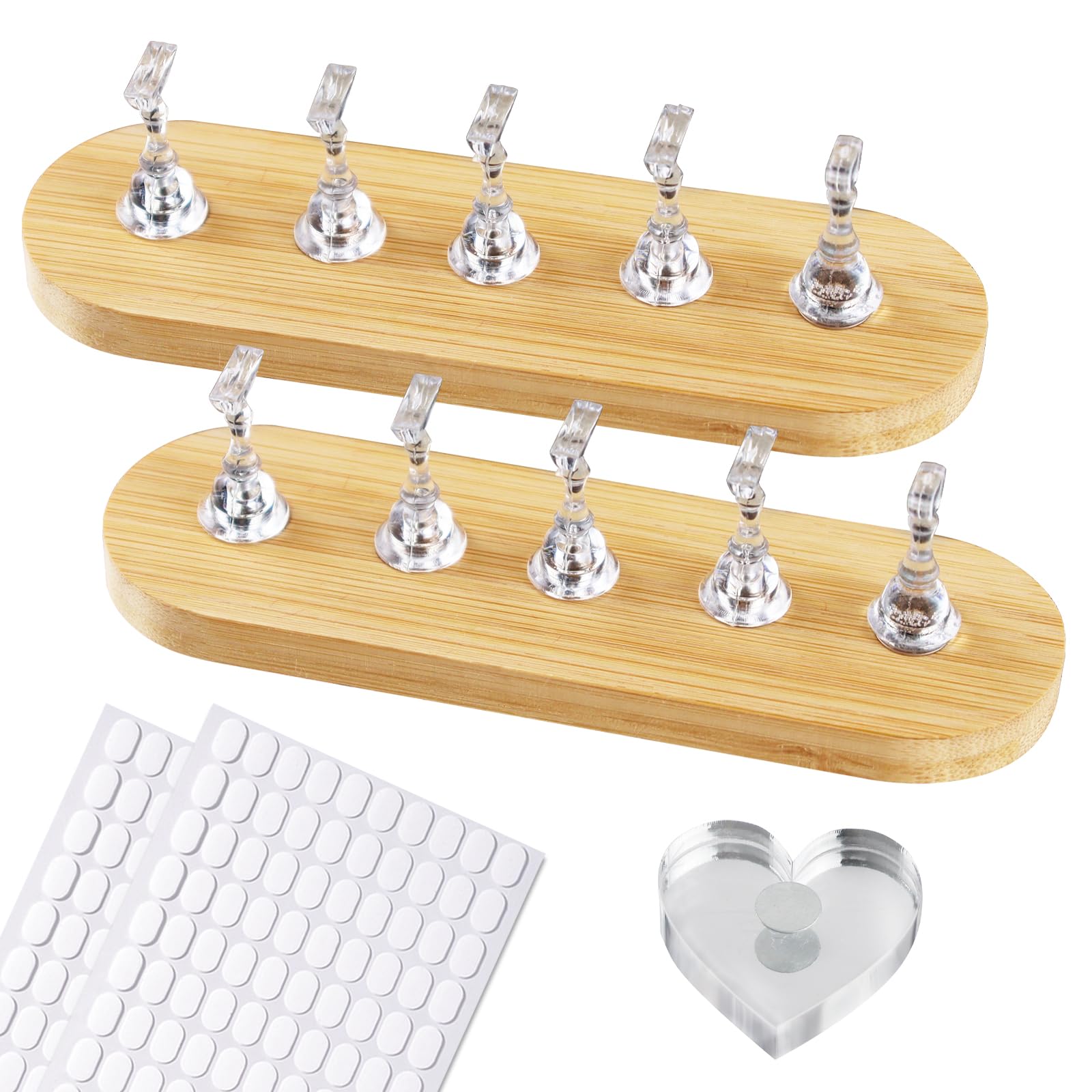 Press On Nail Stand - Display & Practice Your Art -14 Press On Nail Stand - Display & Practice Your Art -14