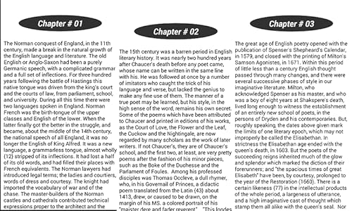 History of English Literature