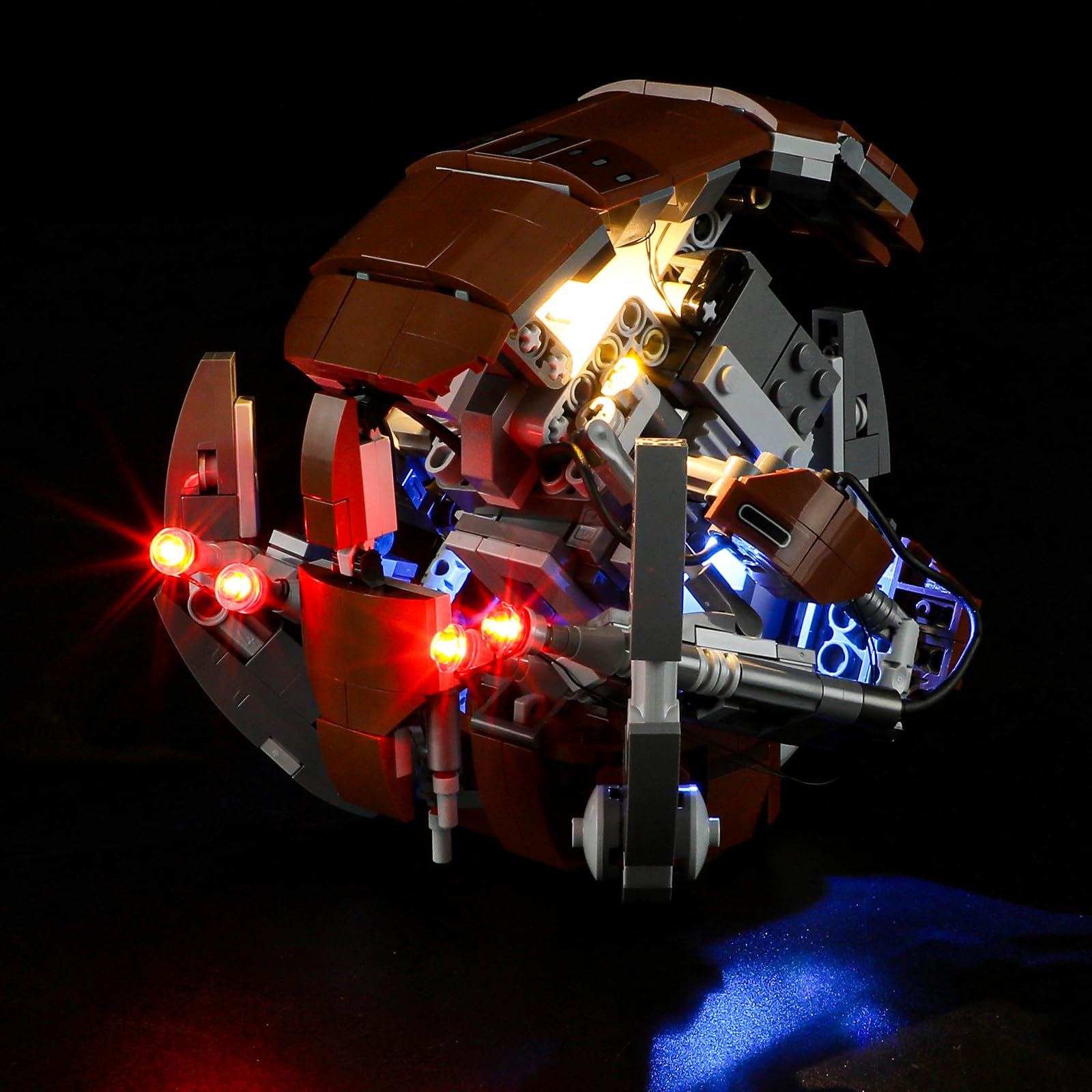 YEABRICKS LED Light for 75381 Star Wars Droideka Building Blocks Model (Building Set NOT Included), Multicolor - Image 2