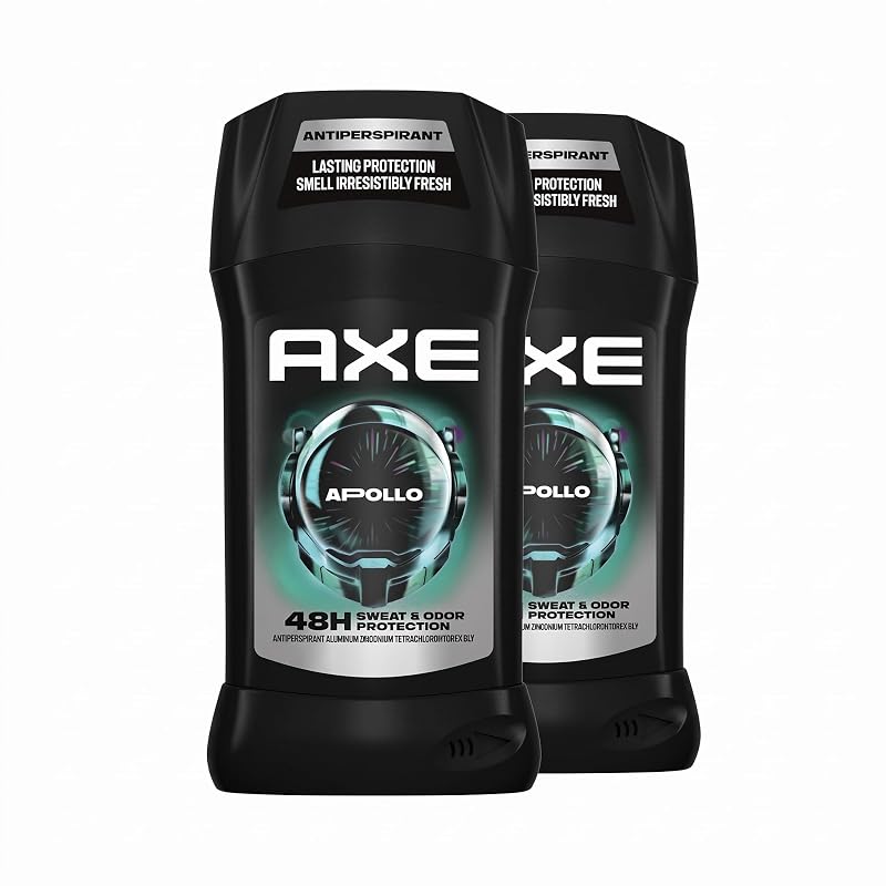 Desodorante antitranspirante em bastão AXE Apollo Sage & Cedarwood, 76 g, pacote com 8