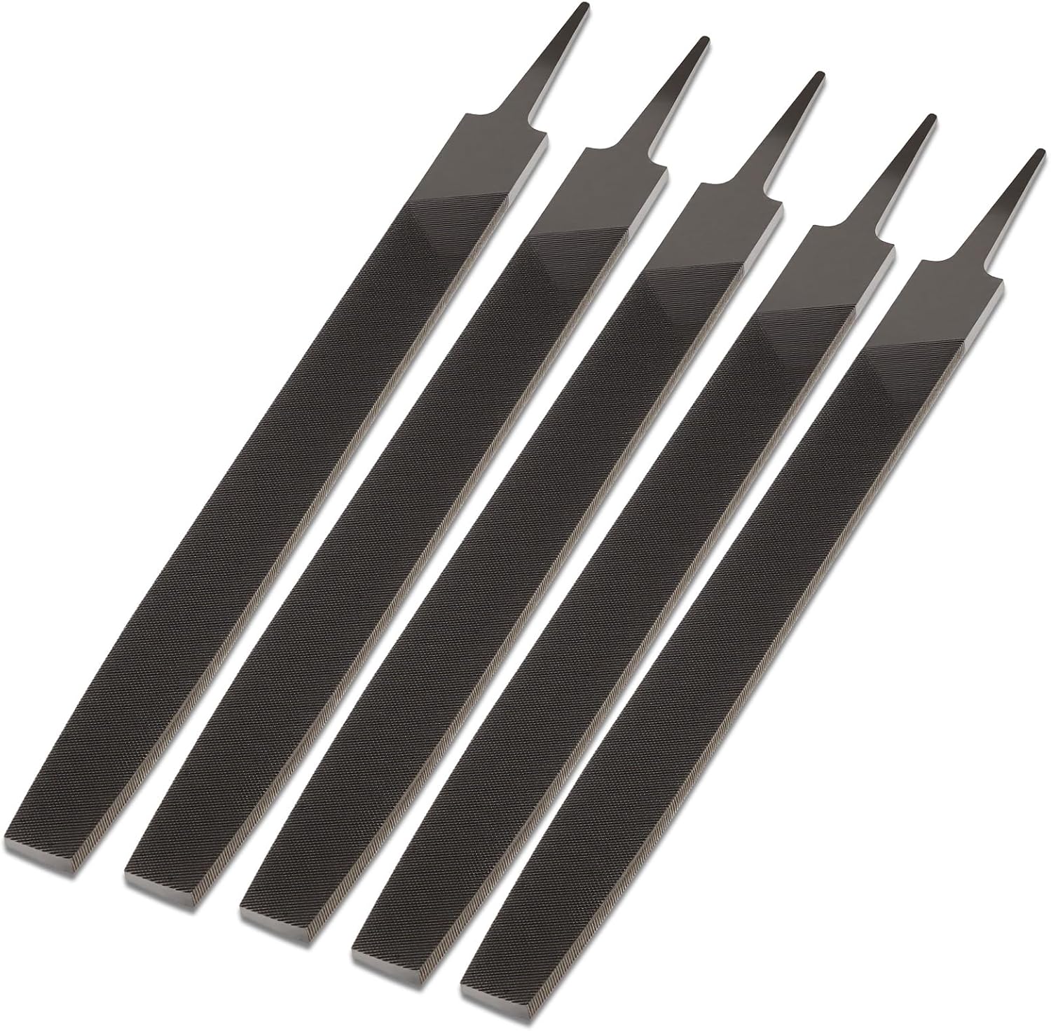 ElaraBerry 5 Pack 12 Inch Heavy Duty Double Cut Mill File Set, Medium ...