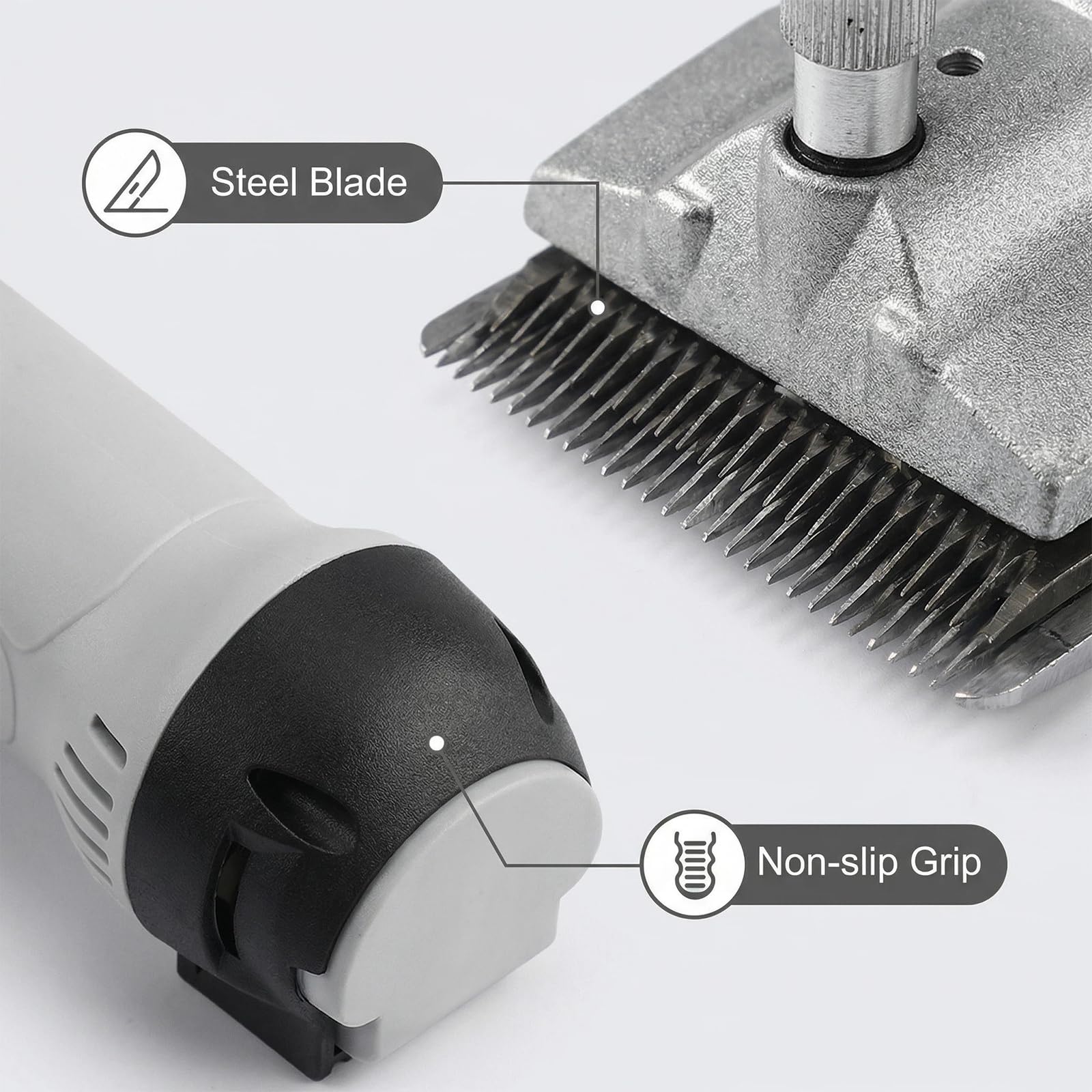 220v, Kit per la toelettatura del Bestiame da Fattoria, tosatrici Professionali per Pecore Resistenti con 6 velocità 690 W 24000 Giri/min Forbici elettriche per Pecore
