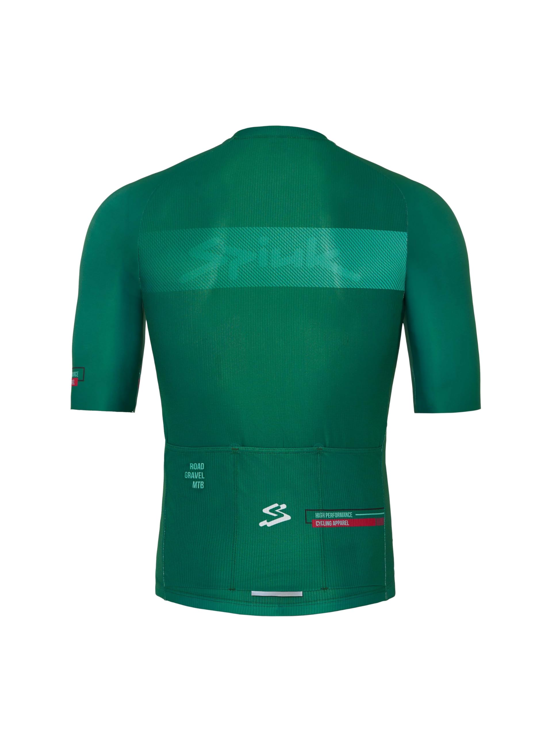 Maillot M/C Top Ten Hombre Verde T. M