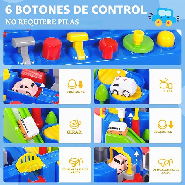 Foto 4 de 7 de ZZXLOPEZ Pista de Coches Juguetes para Niños 3 Años