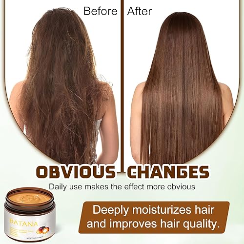 Miniatura 5 de Batana cruda 100% natural para el crecimiento del cabello, evita la pérdida de cabello, elimina las puntas abiertas, mejora el grosor