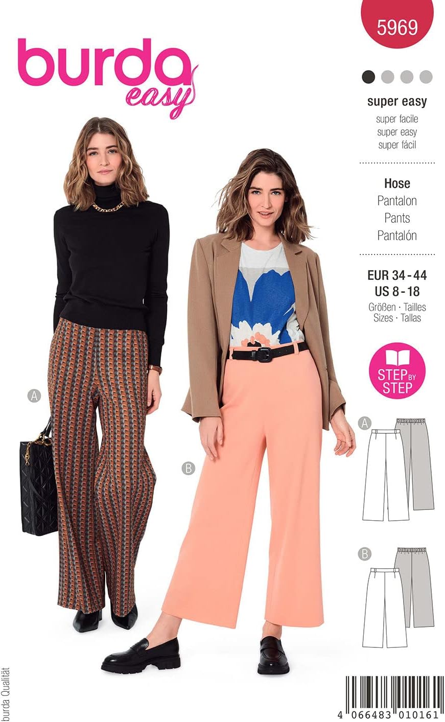 Naaipatroon top, Burda 6243, Dui/En/Fr | Stoffen Hemmers