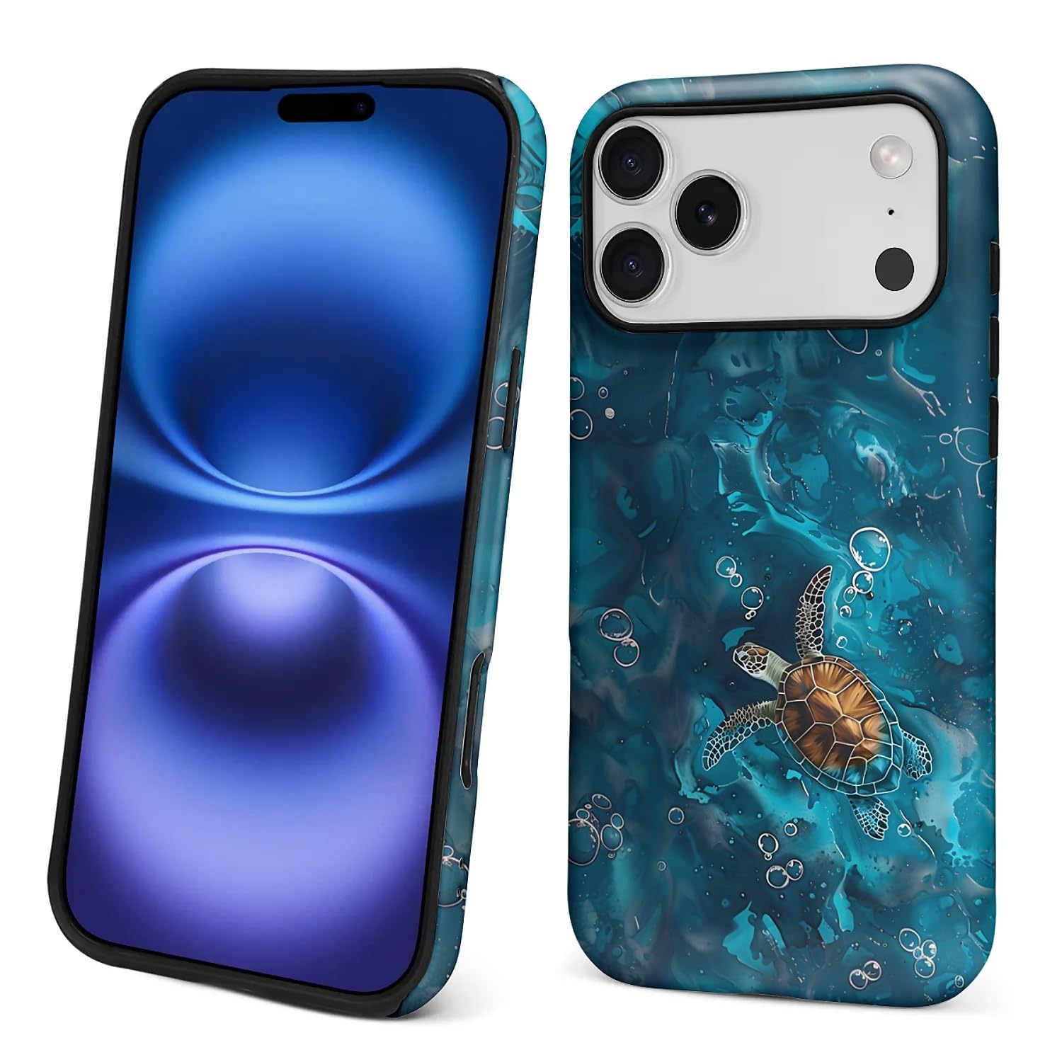 Housse PT 17 PM en silicone liquide mat premium imprimé tortue - 8