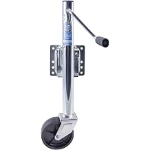 Dutton-Lainson Company - Pivoting Marine Tongue Jack 6709 - Rust-Resistant Finish for Boat, Towing & Other Trailer Application - 1000 lb Capacity, 12" Total Travel, 6" Heavy-Duty Wheel