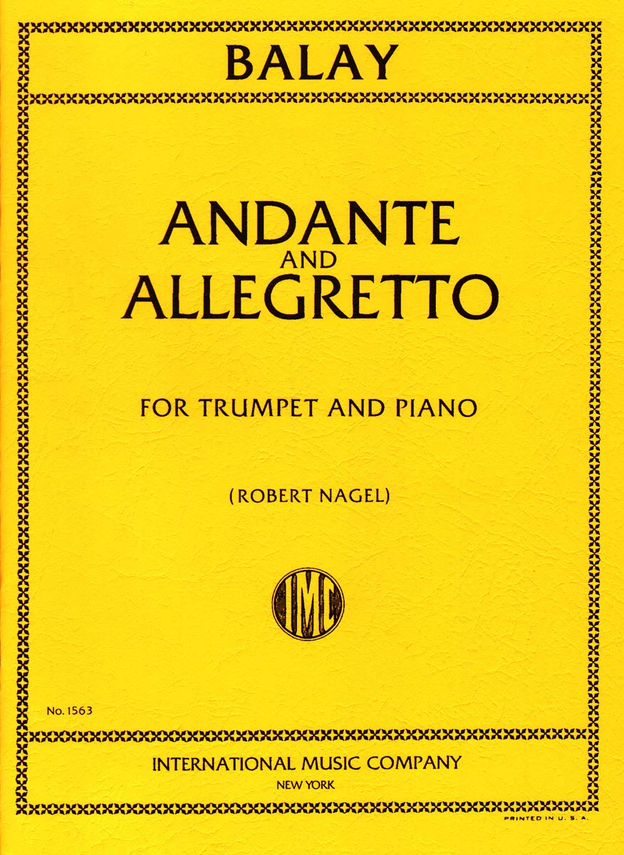 Balay Andante et Allegretto trompette et piano : la partition pour vos auditions