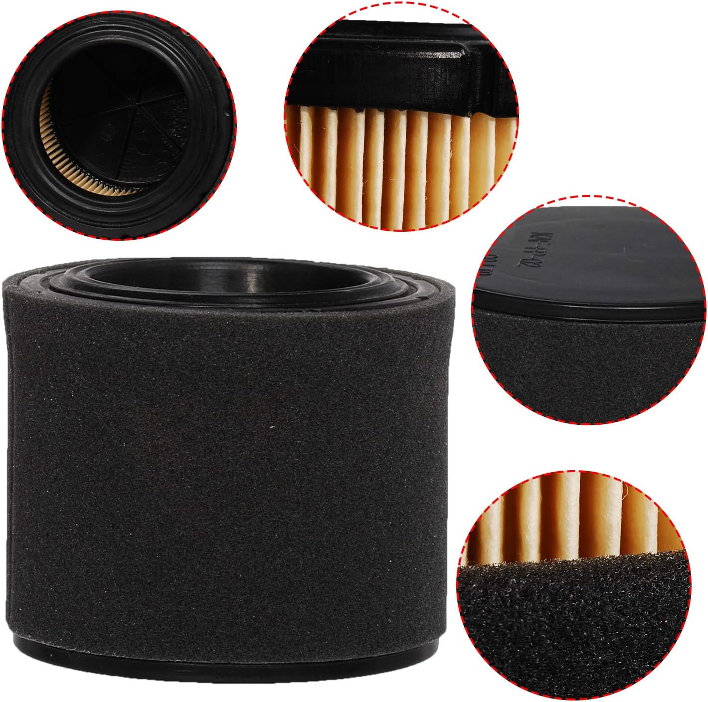 HIFROM Air Filter Pre Cleaner Combo Oil Fuel Filter Spark Plug Tune Up Kit Replacement for Kawasaki FJ180V 11029-0019 11029-0032 49065-2057 49065-2078 Lawn Mower : Patio, Lawn & Garden
