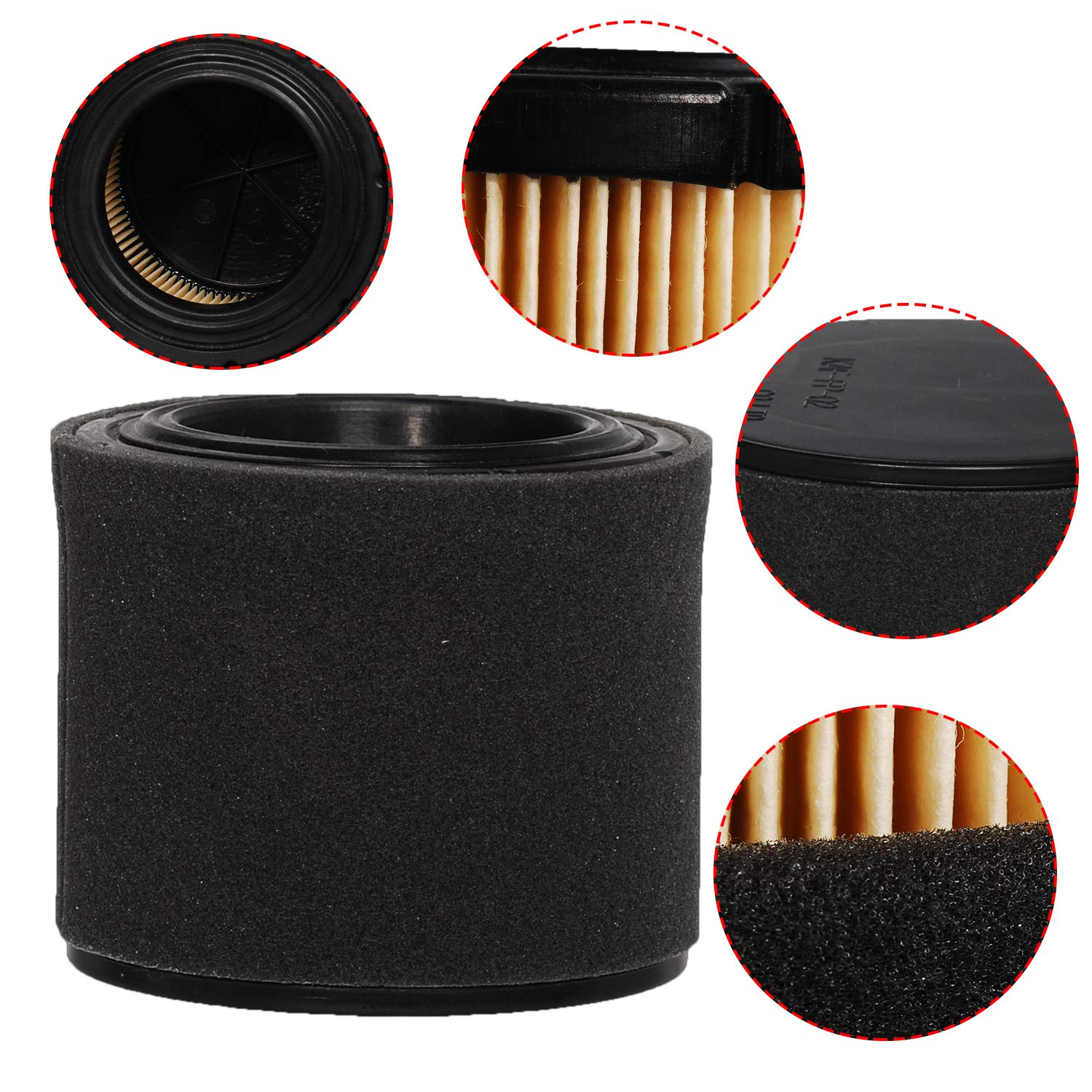 Stens Combo De Filtro De Aire 100-018 Compatible Con Kawasaki FJ180V 11029-0019, 11029-0032, 11029-7023