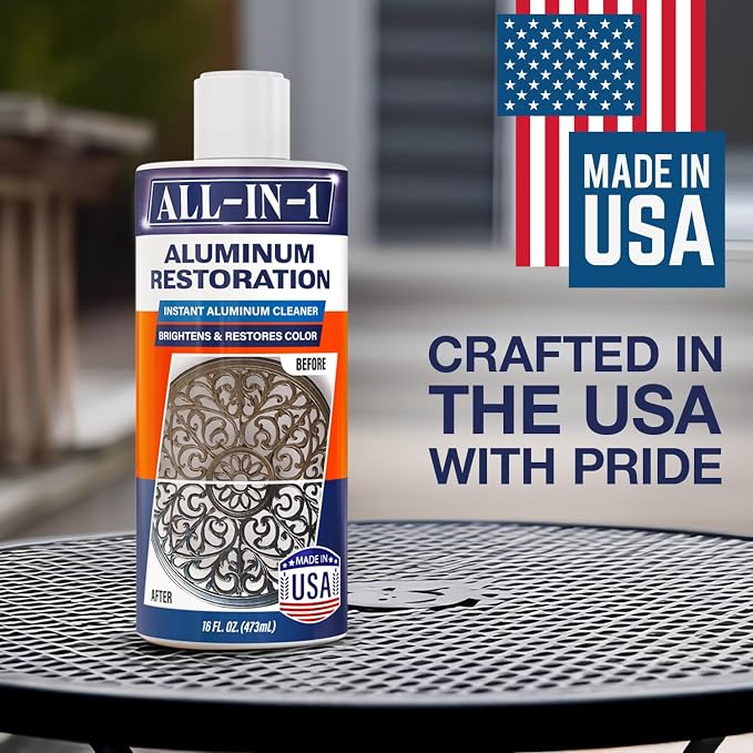 Solución de limpieza y restauración de aluminio 16 OZ miniatura 8