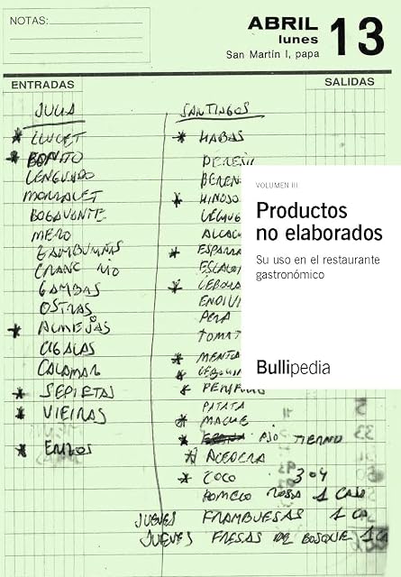 Portada de Productos no elaborados. Volumen III - Su uso en el restaurante gastronómico
