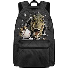 Black Simple Modern Medium Backpack for School, Girls Boys Double Zipper Kids School Bookbag Laptop Backpack for Back to Schools