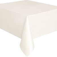 Vista 5 de Mantel de plástico burdeos, 108 x 54 pulgadas