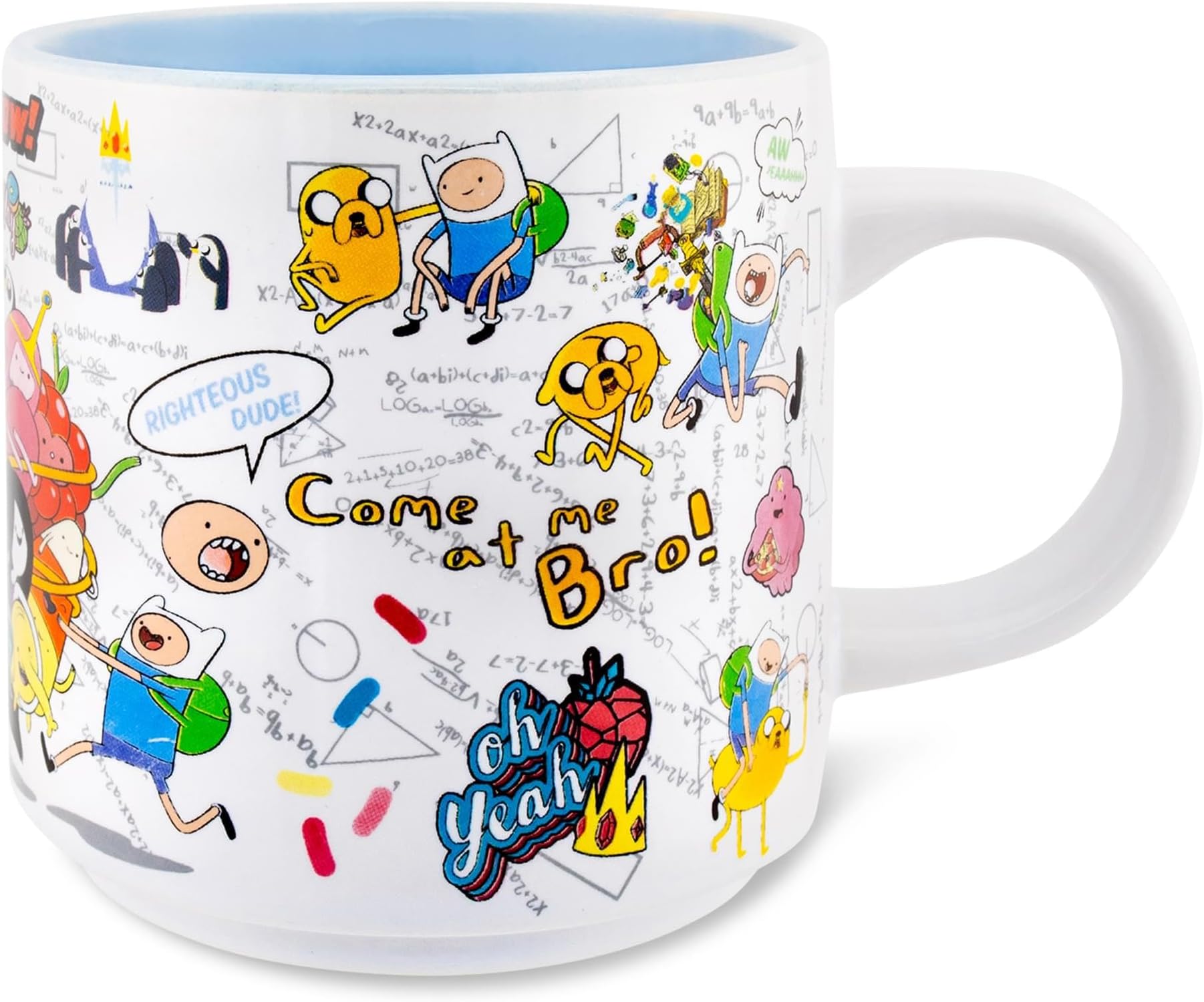 Adventure Time Characters Single Stackable Ceramic Mug | Holds 13 Ounces
