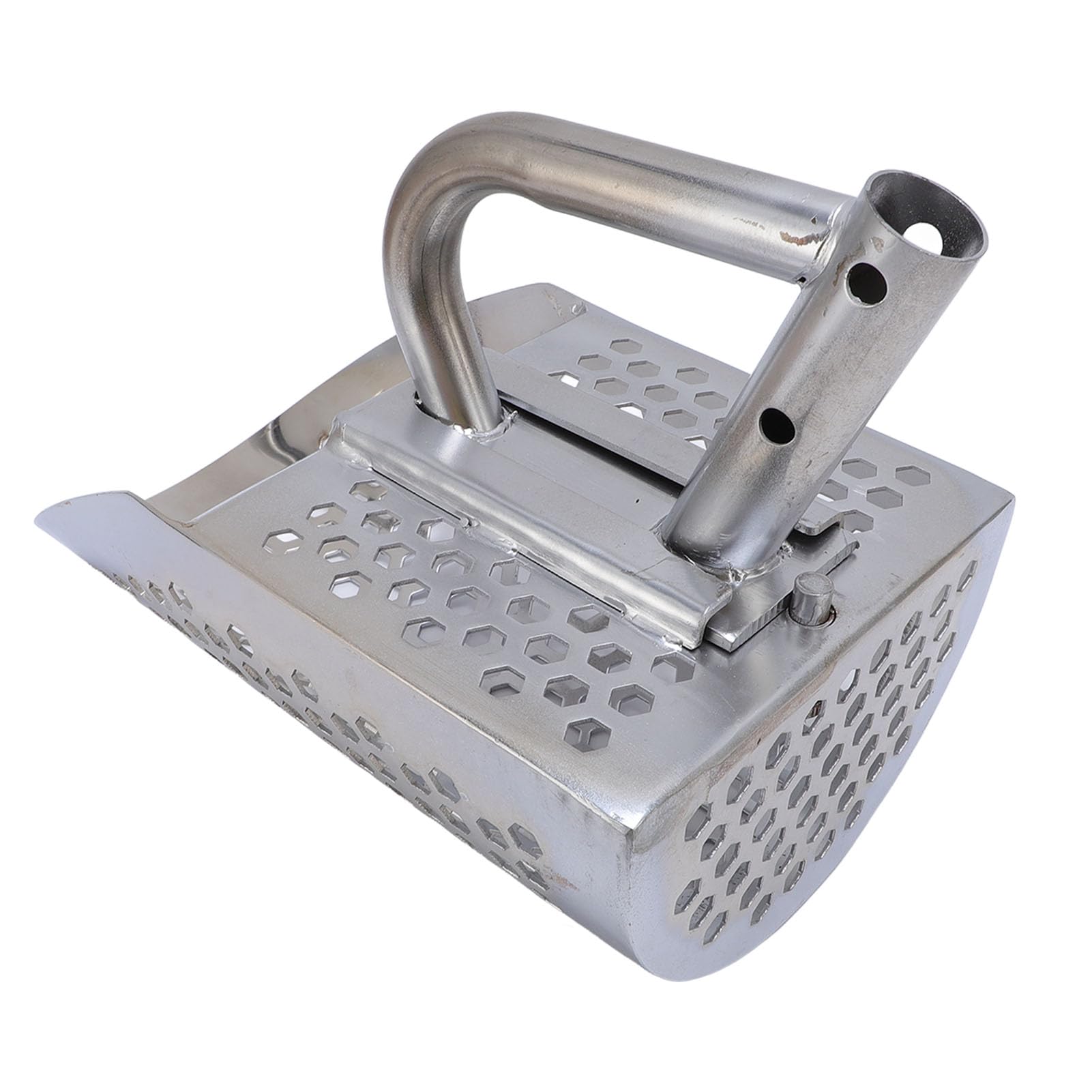 SIXRUN Cuchara de de Acero Inoxidable, Pala de para Detección de Metales con Desmontable para Búsqueda de Tesoros en la Playa, Herramienta de Tamizado de