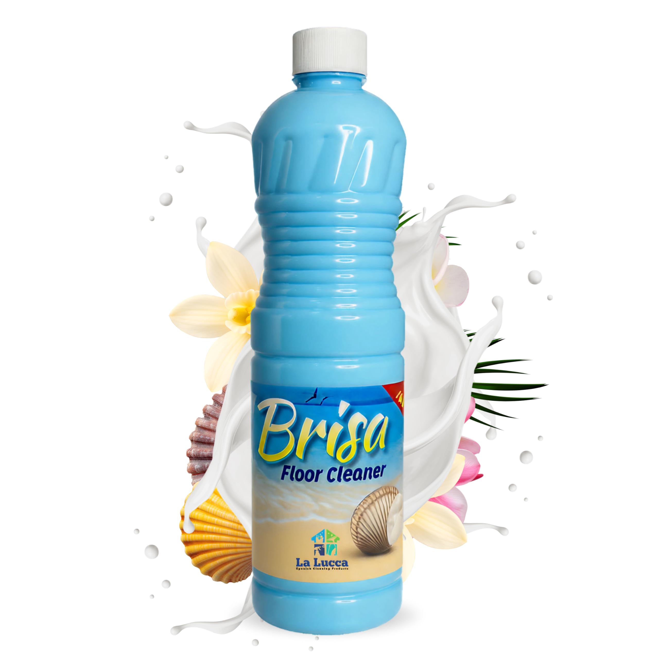 Brisa Floor Cleaner | 1L Residue-Free Mop Surface Cleaner For Kitchens, Bathrooms, Tiles, Laminate & Vinyl Flooring | Tackles Dirt & Grime, For Hard Surfaces | Spanish Cleaning Products