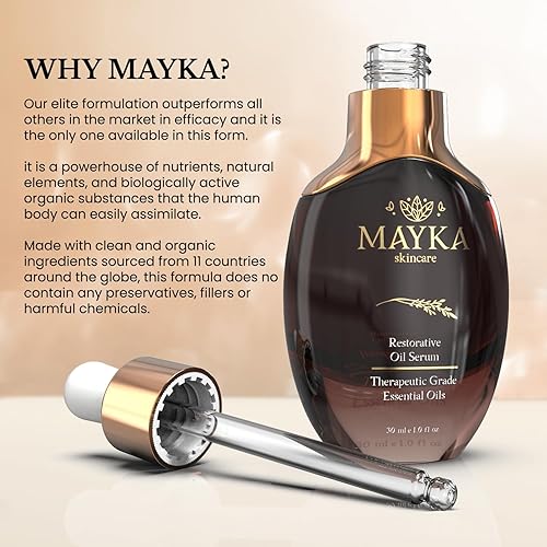 Miniatura 7 de Mayka Skincare Suero restaurador de vitamina E hidratante antienvejecimiento  Suero regenerativo para la piel hidratada perfecta  Fabricado con