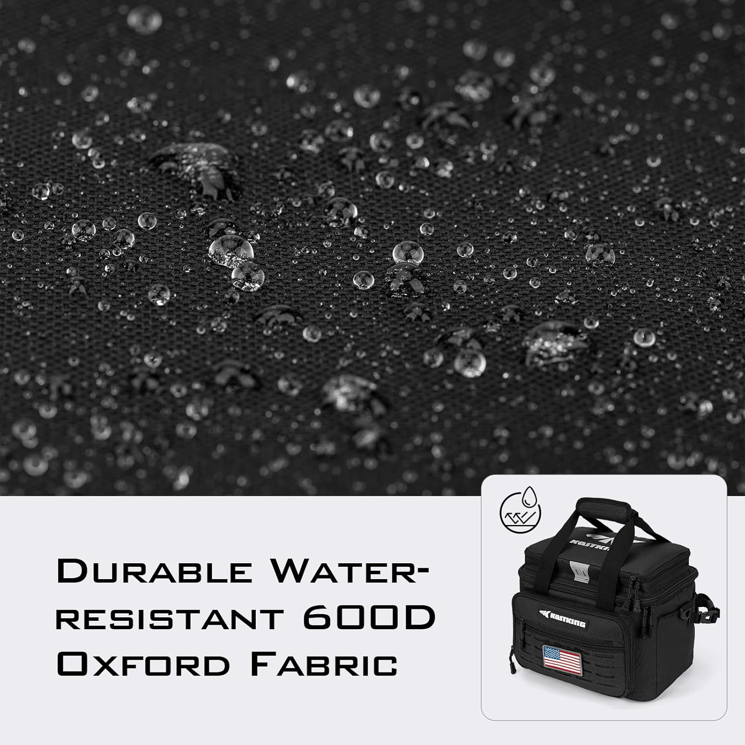 KastKing Karryall Fishing Tackle Bags with 4 * 3600 Tackle Trays - Saltwater & Freshwater Fishing Gear Storage - Image 7