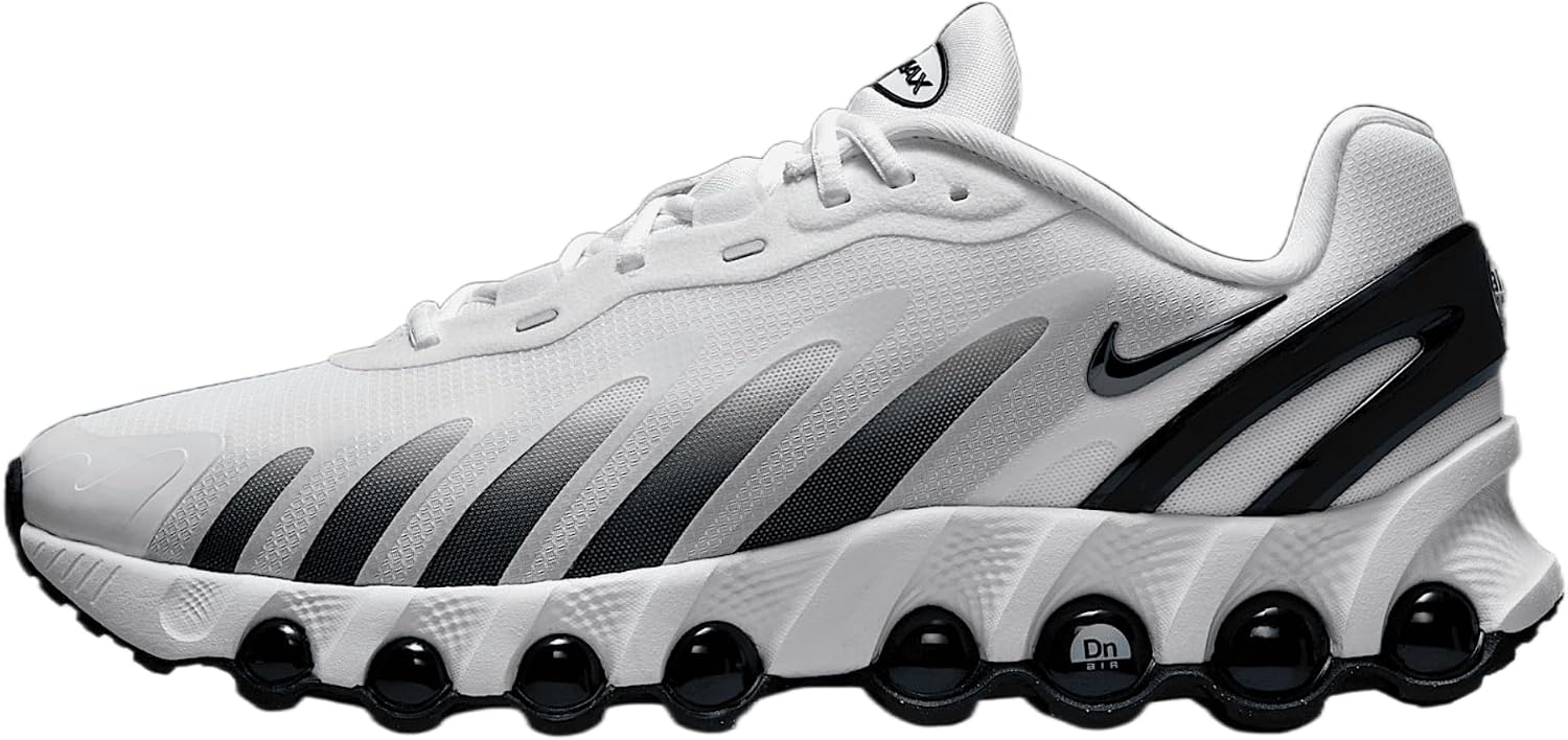 Nike Air Max Dn8 Men's Shoes (FQ7860-100, White/White/White/Black) Size 8